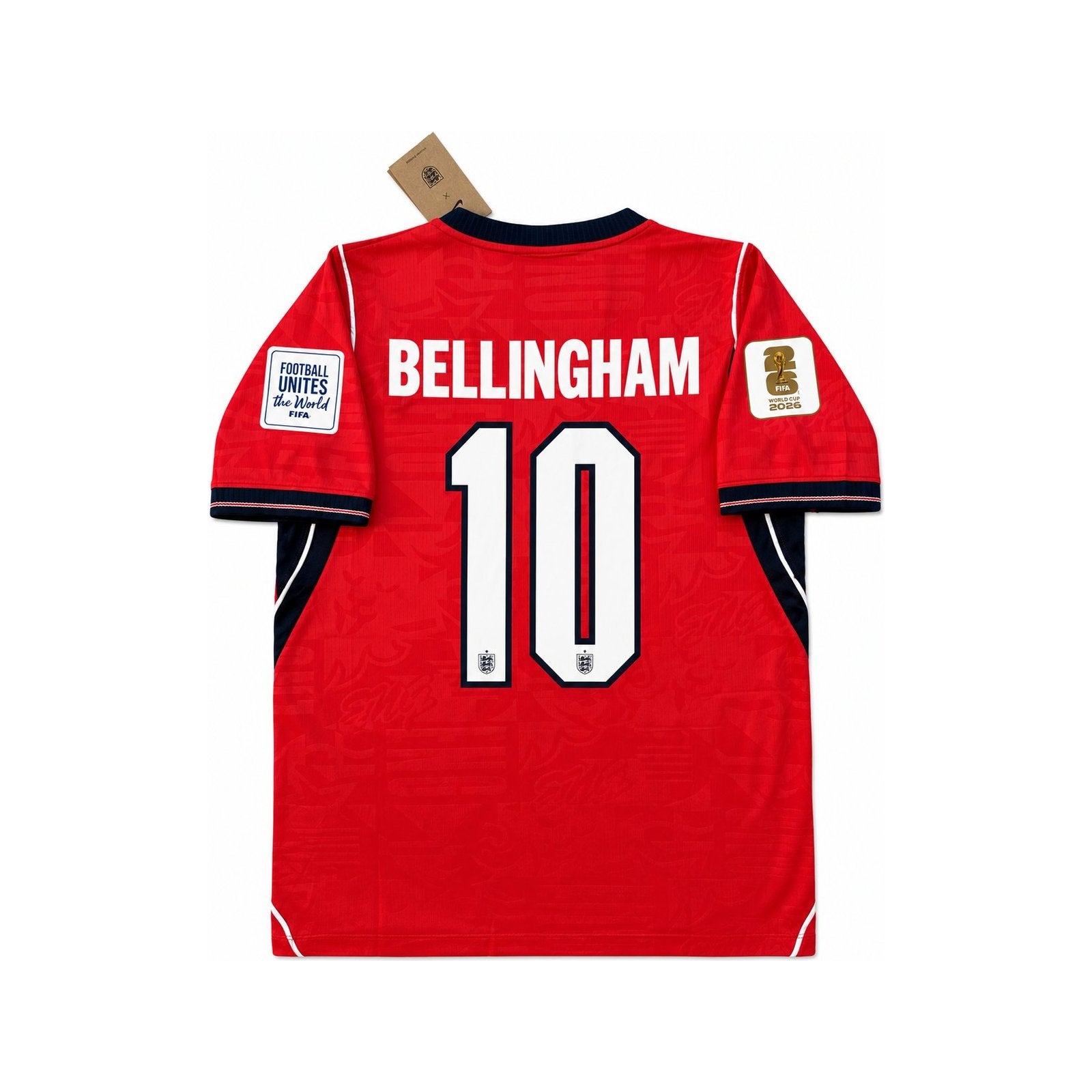 Inglaterra Bellingham 2026 Away - dorso