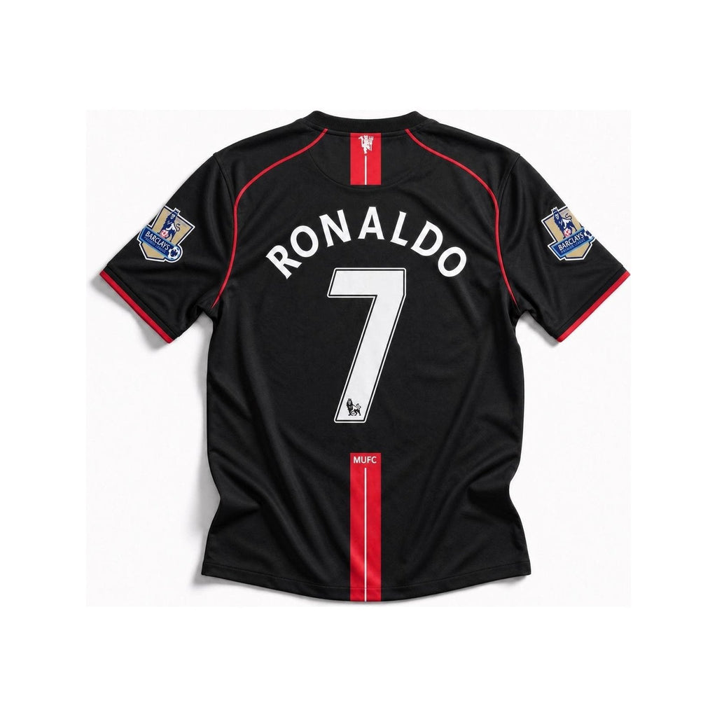 Manchester United Ronaldo 2008 Away (manga corta) - dorso