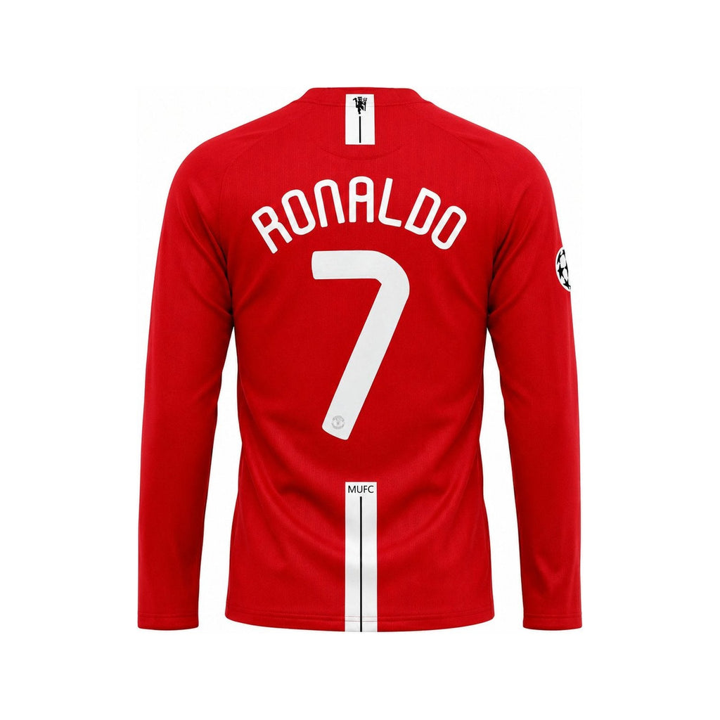 Manchester United Ronaldo 2008 Home (manga larga) - dorso