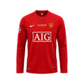 Manchester United Ronaldo 2008 Home (manga larga) - frente