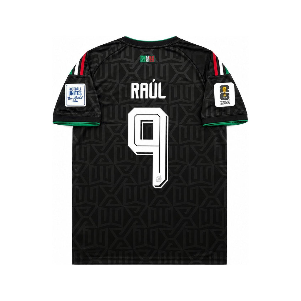 México Raúl 2026 Away Negra - dorso
