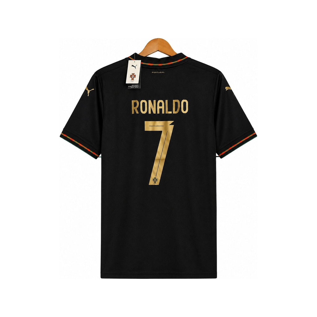 Portugal Ronaldo 2026 Away Negra - dorso