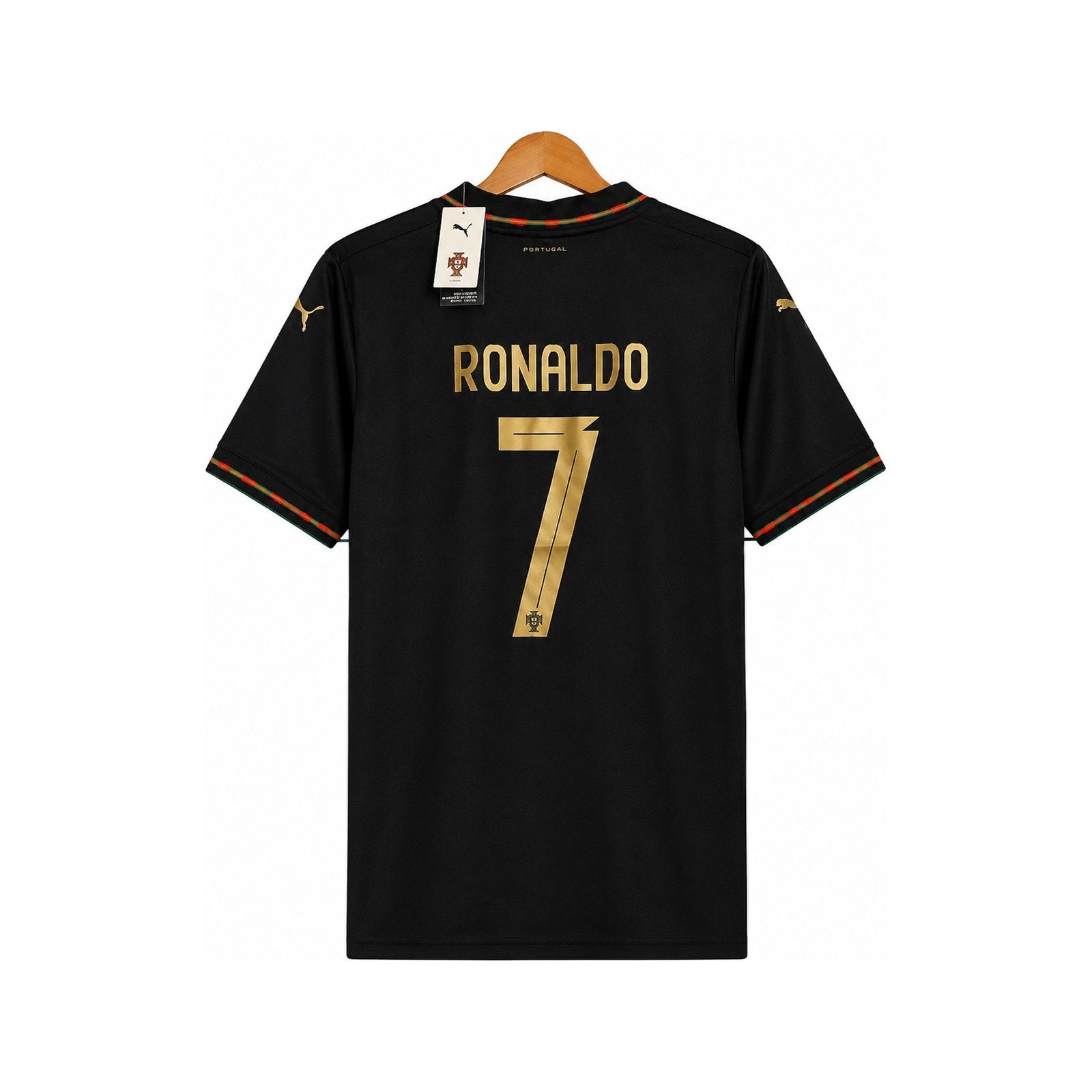 Portugal Ronaldo 2026 Away Negra - dorso