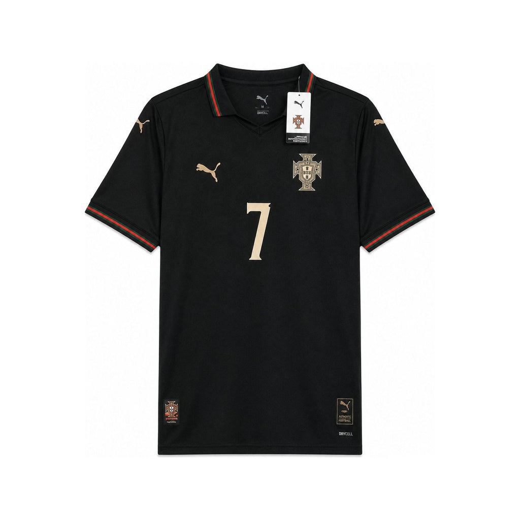 Portugal Ronaldo 2026 Away Negra - frente